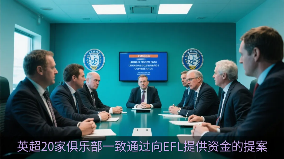 英超20家俱乐部一致通过向EFL提供资金的提案